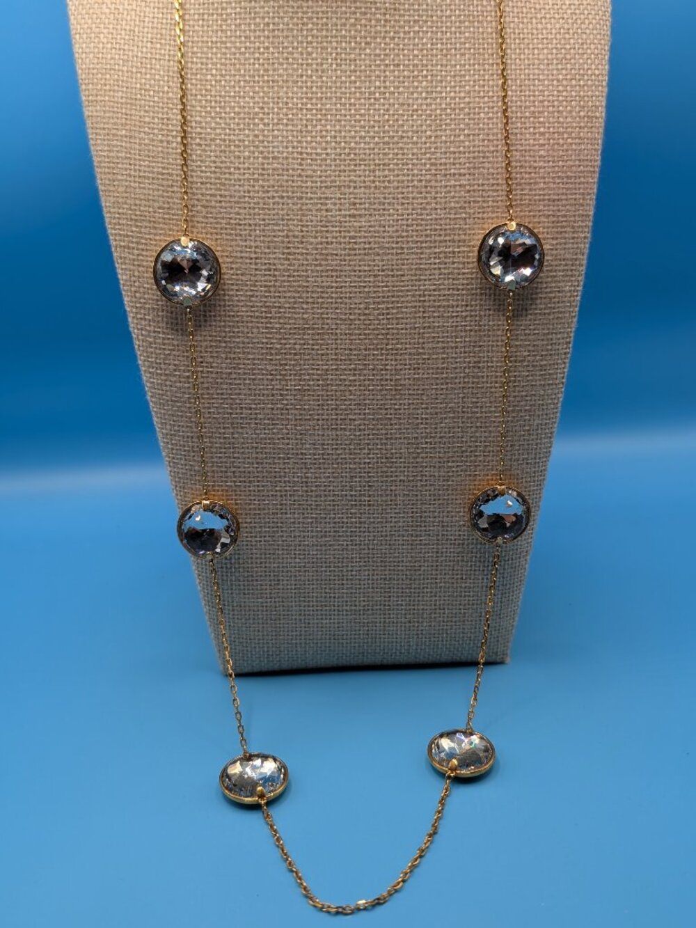 Swarovski Globe Strandage Crystal Long Necklace